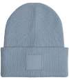 BB336R (B336R) Deep Cuff Tonal Patch Beanie Dusty Blue colour image